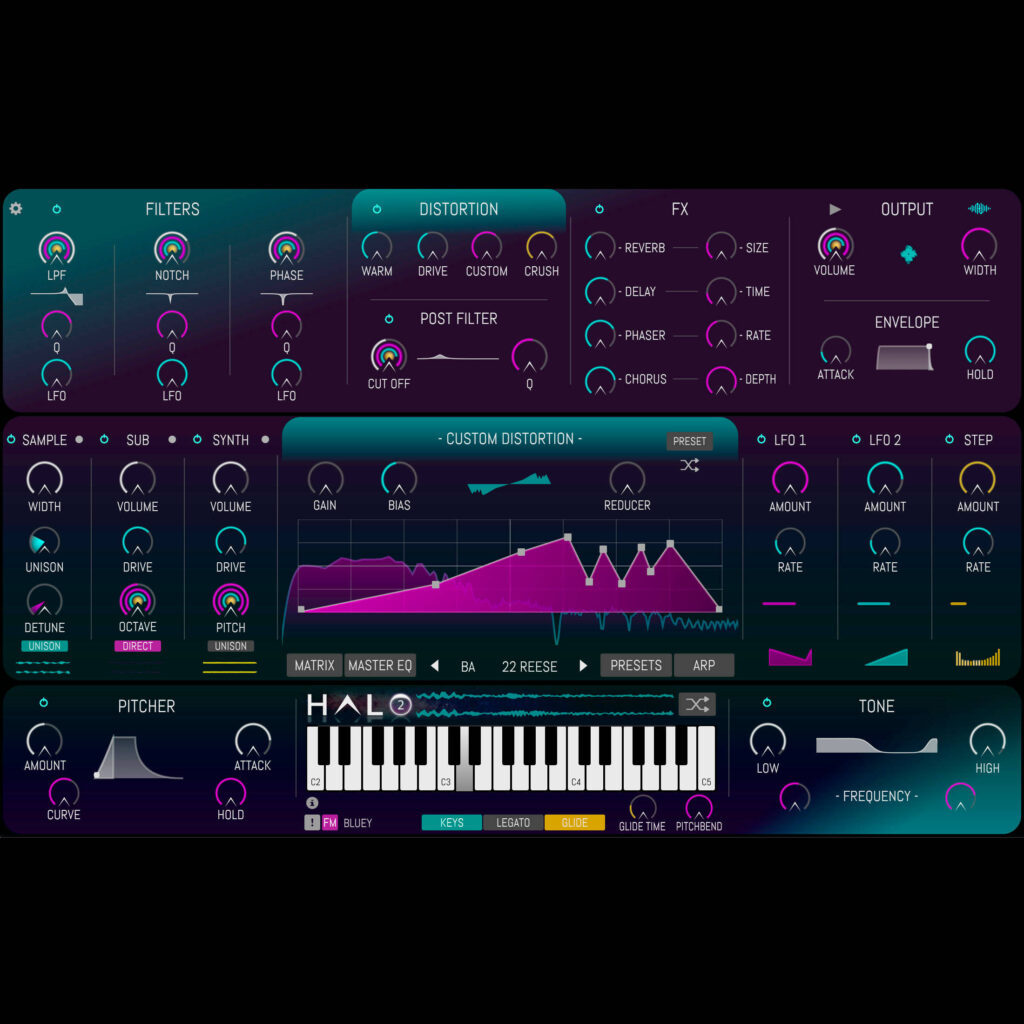 HALO 2 WAVESHAPER HOME